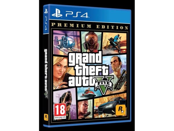 Rockstar Games Grand Theft Auto V Premium Online Edition, PS4, PlayStation 4, Flerspillermodus, M (Utviklet)