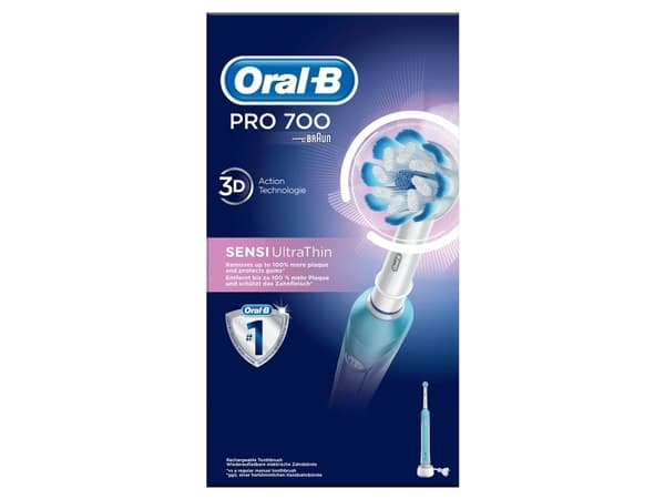 Oral-B Pro 700 Sensitive Clean 157786 Elektrisk tandborste Roterande/oscillerande/pulserande Vit