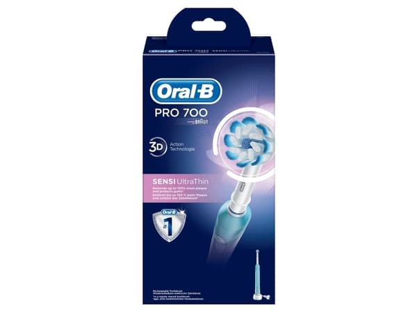 Oral-B Pro 700 Sensitive Clean 157786 Elektrisk tandborste Roterande/oscillerande/pulserande Vit