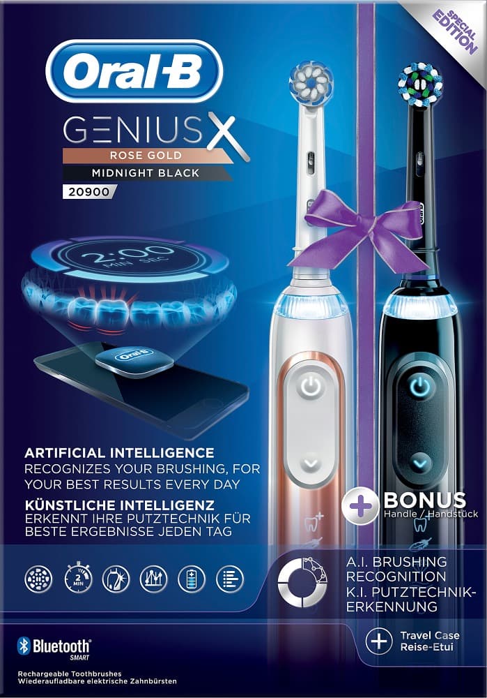 Oral-B Genius X 20900 Rose Gold/Black Duo