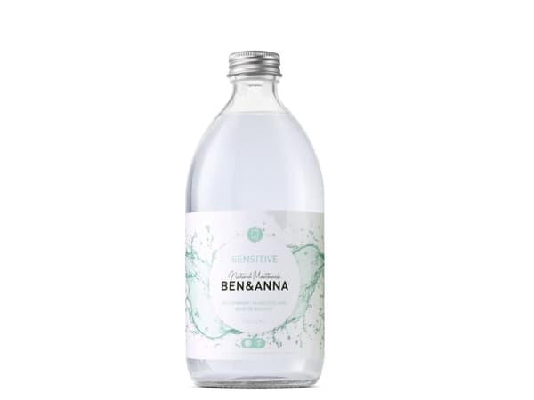 Ben&Anna Natural Mondwater Munnvann med Aloe, Salvie og Peppermynteolje 500 ml