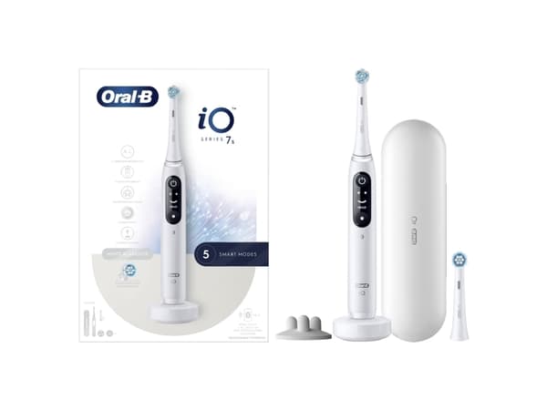 Oral-B iO 4210201362982, Aikuinen, Pyörivä hammasharja, Päivittäinen käyttö, Syväpuhdistus, Ienhoito, Herkkä, Valkaisu, Valkoinen, Valkoinen, Pyöreä
