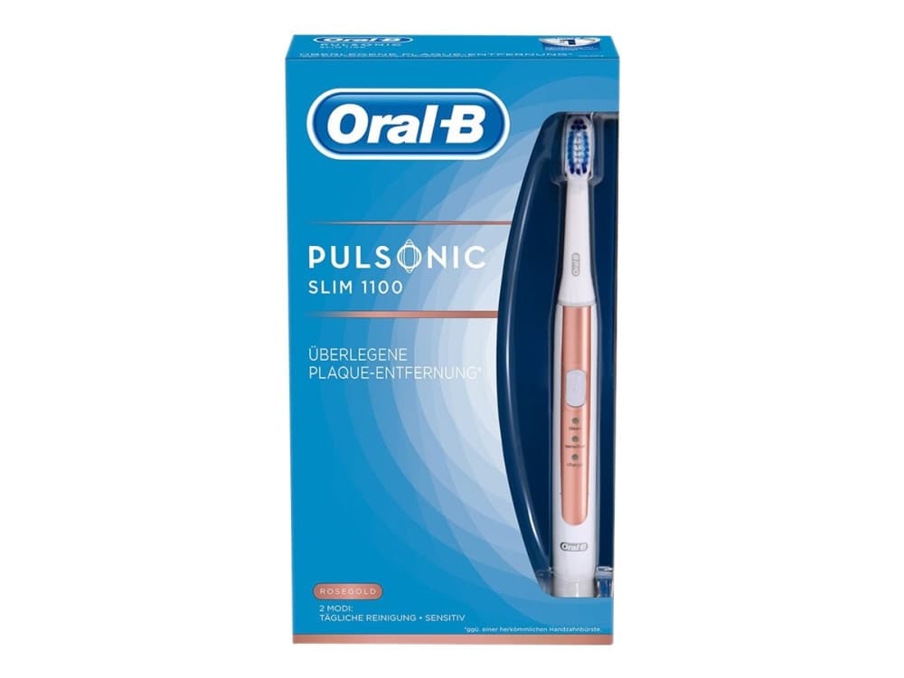 Oral-B Pulsonic Slim 1100 - Tannbørste - rosegull