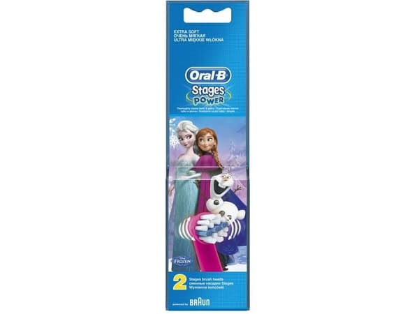 Oral-B EB 10 2 Frozen, 2 kpl, Sininen, Vaaleanpunainen, Oral-B Stages Power