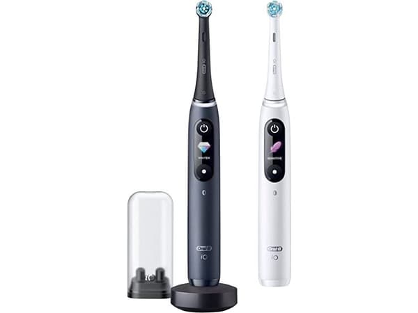 Braun Oral-B iO Series 8 mit 2. Handstück white/black mit 2. Handstück white alabaster/black onyx