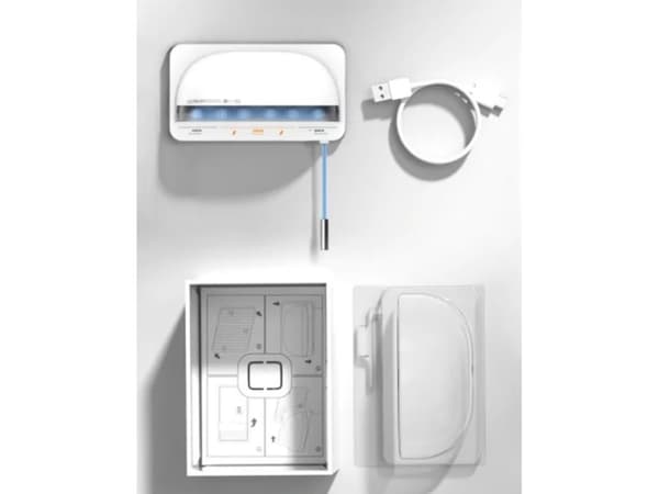 Oclean S1 UVC-hammasharjan sterilointilaite, harmaa