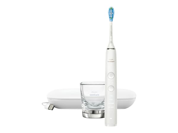 Philips Sonicare DiamondClean 9000 HX9911 - Tandborste - sladdlös - vit