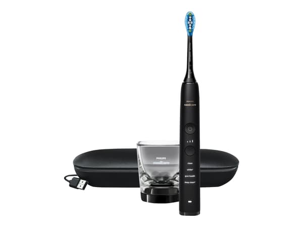 Philips Sonicare DiamondClean 9000 HX9911 - Tannbørste - trådløs - svart
