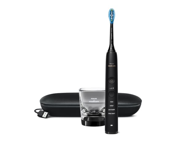 Philips Sonicare DiamondClean 9000 HX9911 - Tannbørste - trådløs - svart