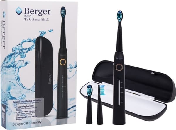 Berger TB Optimal Black sonic toothbrush