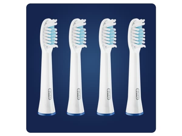 Oral-B Pulsonic Sensitive, 4 kpl, Valkoinen, Oral-B, Pulsonic