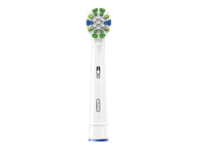 Oral-B FlossAction CleanMaximiser - Utskiftningsbørstehode - for tannbørste - hvit (en pakke 4) - for Pro 600 FlossAction, 700 FlossAction; Professio