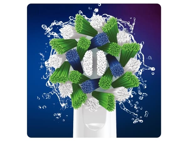 Oral-B Crossaction - Med Cleanmaximiser-teknologi - Børstehoder - Pakke med 4