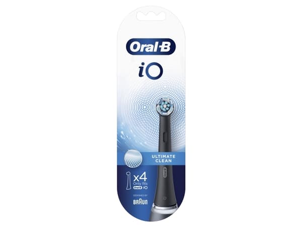 Borsthuvud iO Ultimate Clean Black 4st