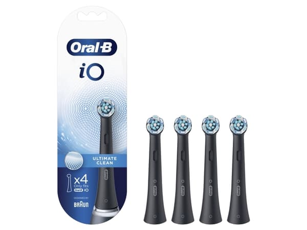 Borsthuvud iO Ultimate Clean Black 4st