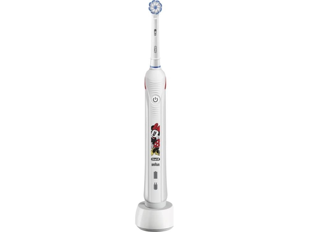 Oral-B PRO Pro2 Junior Minnie Barn Roterende vibrerende Tannbørste Hvit