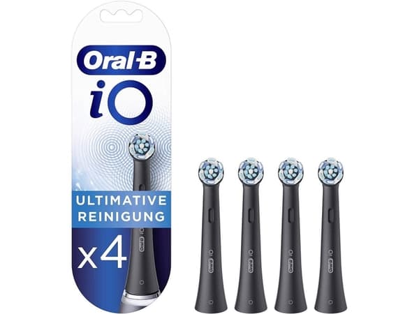 Oral-B iO -sarjan Ultimate Clean -hammasharjan päät - musta - 4 kpl