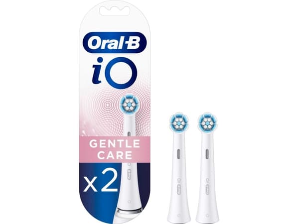 Oral-B iO -sarjan Gentle Care -hammasharjan päät - valkoinen - 2 kpl