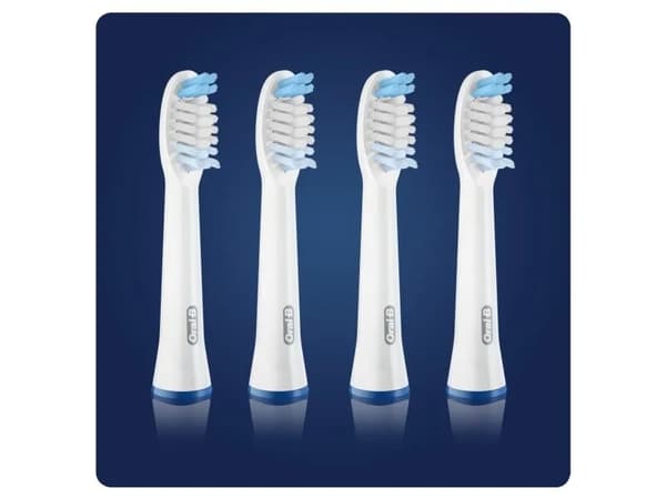 Oral-B Pulsonic Clean - Utskiftningsbørstehode - for tannbørste - hvit (en pakke 4) - for Pulsonic 9565, 9585, 9595