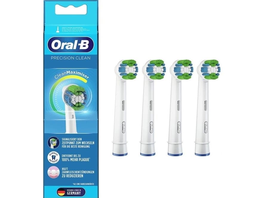 Oral-B Oral-B Precision Clean Cleanmaximiser 4-Piece Brush Head, White