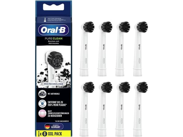 Oral-B børstehoder aktivert kull 8 stk