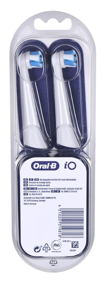Oral-B iO Ultimate Clean 4 stykker Hvit