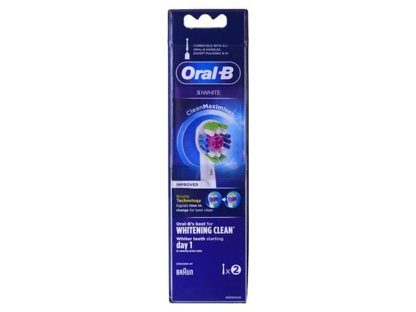 Tannbørste Oral-B Braun EB18-2 3D Hvit elektrisk tannbørstehode