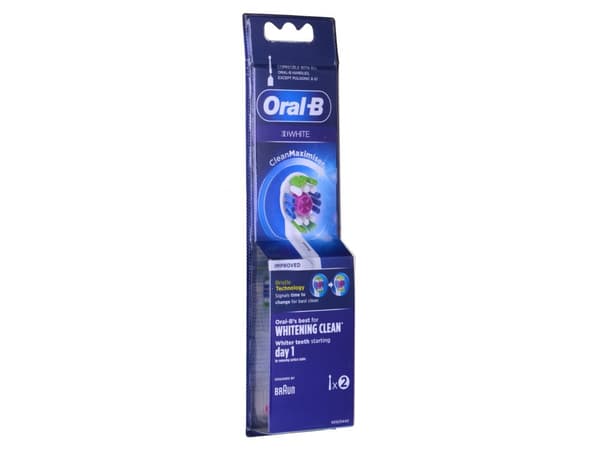 Tannbørste Oral-B Braun EB18-2 3D Hvit elektrisk tannbørstehode