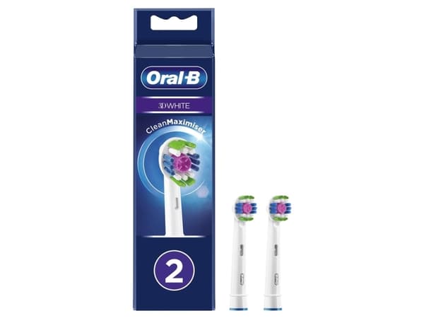 Tannbørste Oral-B Braun EB18-2 3D Hvit elektrisk tannbørstehode