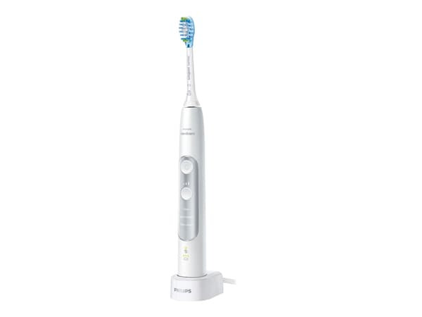 Philips Sonicare ExpertClean 7300 HX9611 - Tandborstuppsättning - sladdlös - vitt/silver