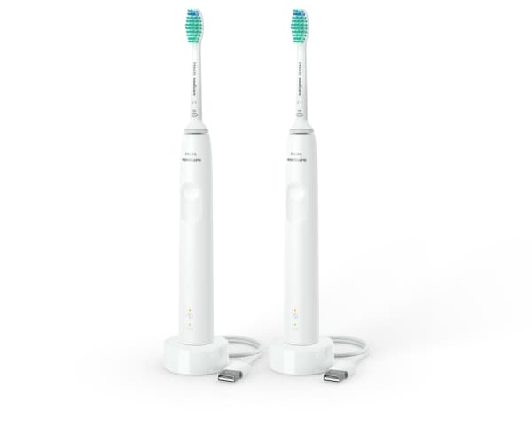 Philips 3000 series 3100 series HX3675/13 Sonic-sähköhammasharja, Aikuinen, Sonic-hammasharja, Päivittäinen käyttö, 31000 liikettä minuutissa, Valkoi