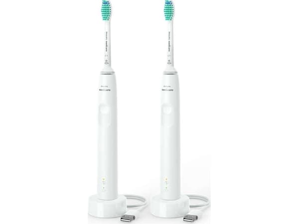 Philips 3000 series 3100 series HX3675/13 Sonic-sähköhammasharja, Aikuinen, Sonic-hammasharja, Päivittäinen käyttö, 31000 liikettä minuutissa, Valkoi