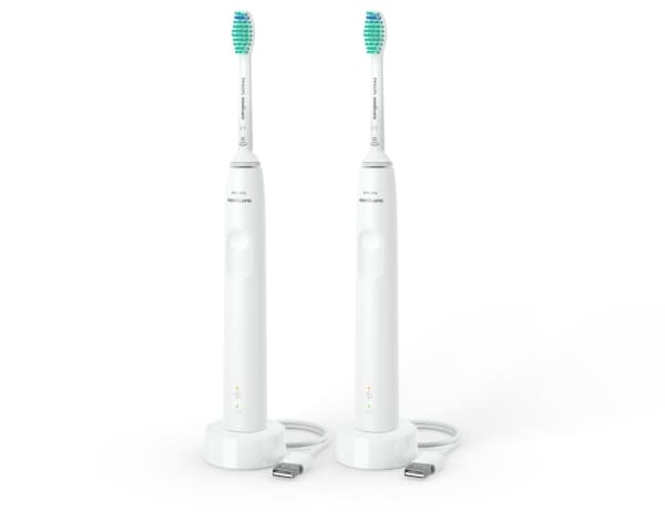 Philips 3000 series 3100 series HX3675/13 Sonic-sähköhammasharja, Aikuinen, Sonic-hammasharja, Päivittäinen käyttö, 31000 liikettä minuutissa, Valkoi