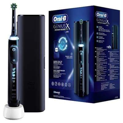 Oral-B Genius X Black Cross Action + Travel Case