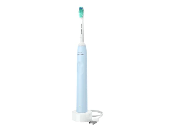 Philips 2100 series HX3651/12, Aikuinen, Sonic-hammasharja, Pehmeä, Sininen, Valkoinen, 2 min, 4 x 30 s, Valkoinen