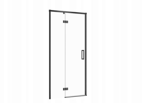 Cersanit S932-129 DUSJHUS HENGSLET DØR LARGA SORT 100X195 VENSTRE TRANS GLASS // KNC.DRZ-LARGA-100X195-TR-L-CZ