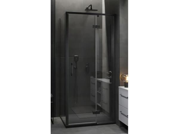 Cersanit S932-124 DUSJHUS HENGSLET DØR LARGA SORT 90X195 HØYRE TRANS // KNC.DRZ-LARGA-90X195-TR-P-CZ