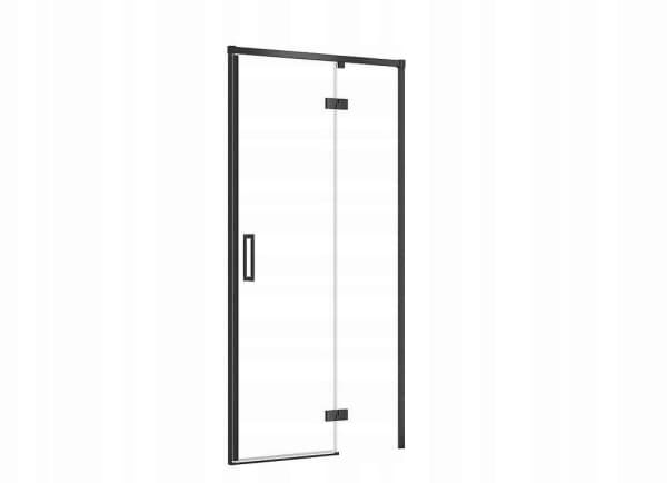 Cersanit S932-125 DUSJHUS HENGSLET DØR LARGA SORT 100X195 PR TRANS GLASS// KNC.DRZ-LARGA-100X195-TR-P-CZ