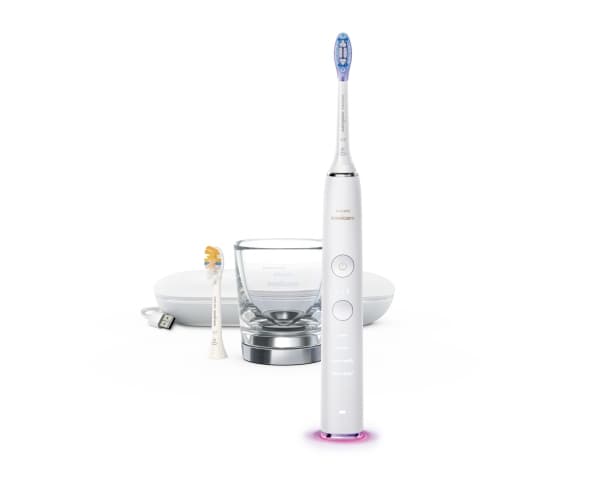 Philips DiamondClean Smart 9400 HX9917/88 Sonic-sähköhammasharja ja sovellus, Aikuinen, Sonic-hammasharja, Päivittäinen käyttö, Syväpuhdistus, Ienhoi