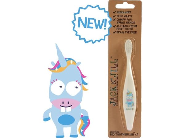 Jack NJill Jack N'Jill, BIO tannbørste, Unicorn