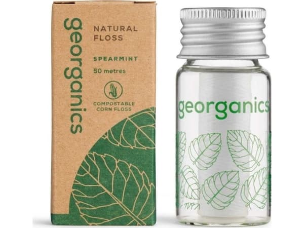 Georganics Spearmint naturlig tanntråd 50m