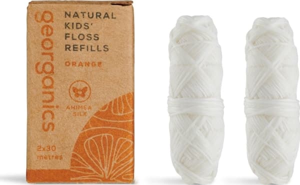 Georganics - Natural Dental Floss - Biodegradable Dental Floss Made From Reiner