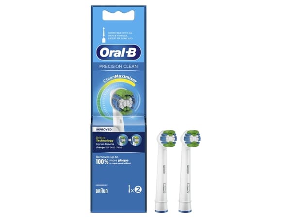 Oral-B 80338441 Elektrisk tannbørstehode 2 stk(er) Blå - Grønn - Hvit (4210201317029)