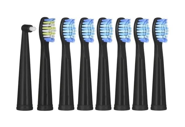 FairyWill FW-507 Plus sonic toothbrush with tip set and case (Black)
