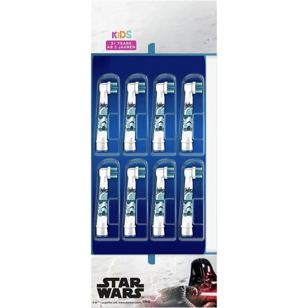 Oral-B Kids Star Wars Tannbørstehoveder - 8-pak