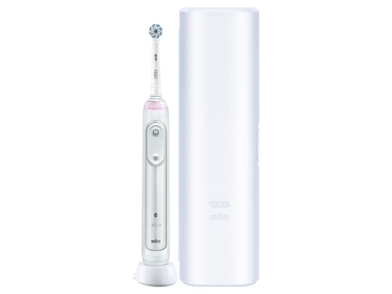Oral-B SmartSeries 80353920 elektrisk tannbørste Voksen Roterende Tannbørste Sølv, Hvit