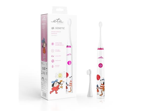 ETA Sonetic Kids Maxipes fík 0706 90010 - Tandborste - rosa