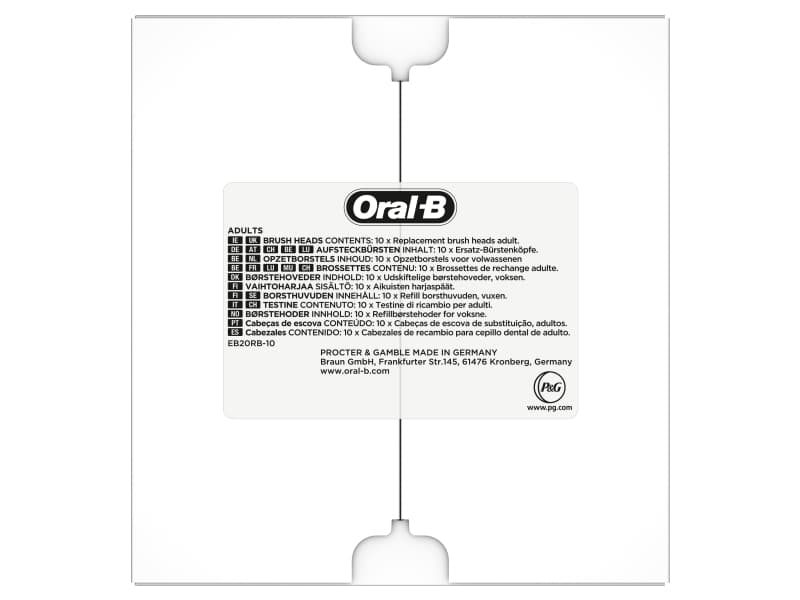 Oral-B Precision Clean 81730426 tannbørstehode 10 stykker Hvit