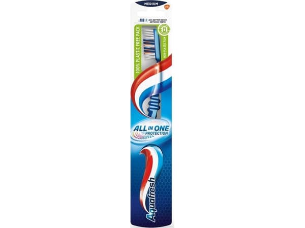 AQUAFRESH_All In One Protection Medium tannbørste