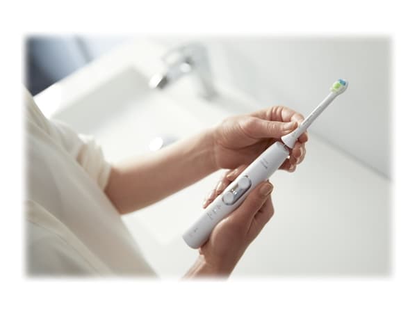 Philips Sonicare W2 Optimal White HX6065 standard - Ekstra tannbørstehode - for tannbørste - hvit (pakke med 5)